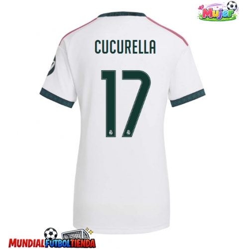 Camiseta Real Madrid Marc Cucurella #17 Primera Equipación Replica 2026-27 para mujer mangas cortas
